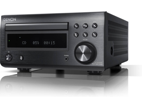 Leitor CD DENON RCD-M41 preto — 70W