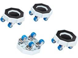 Pacote Com 20 Deslizadores De Móveis Ptfe Reforçados Rosca Para Pés Sofá, Cama, Mesa E Cadeira, Protetor De Piso Azul