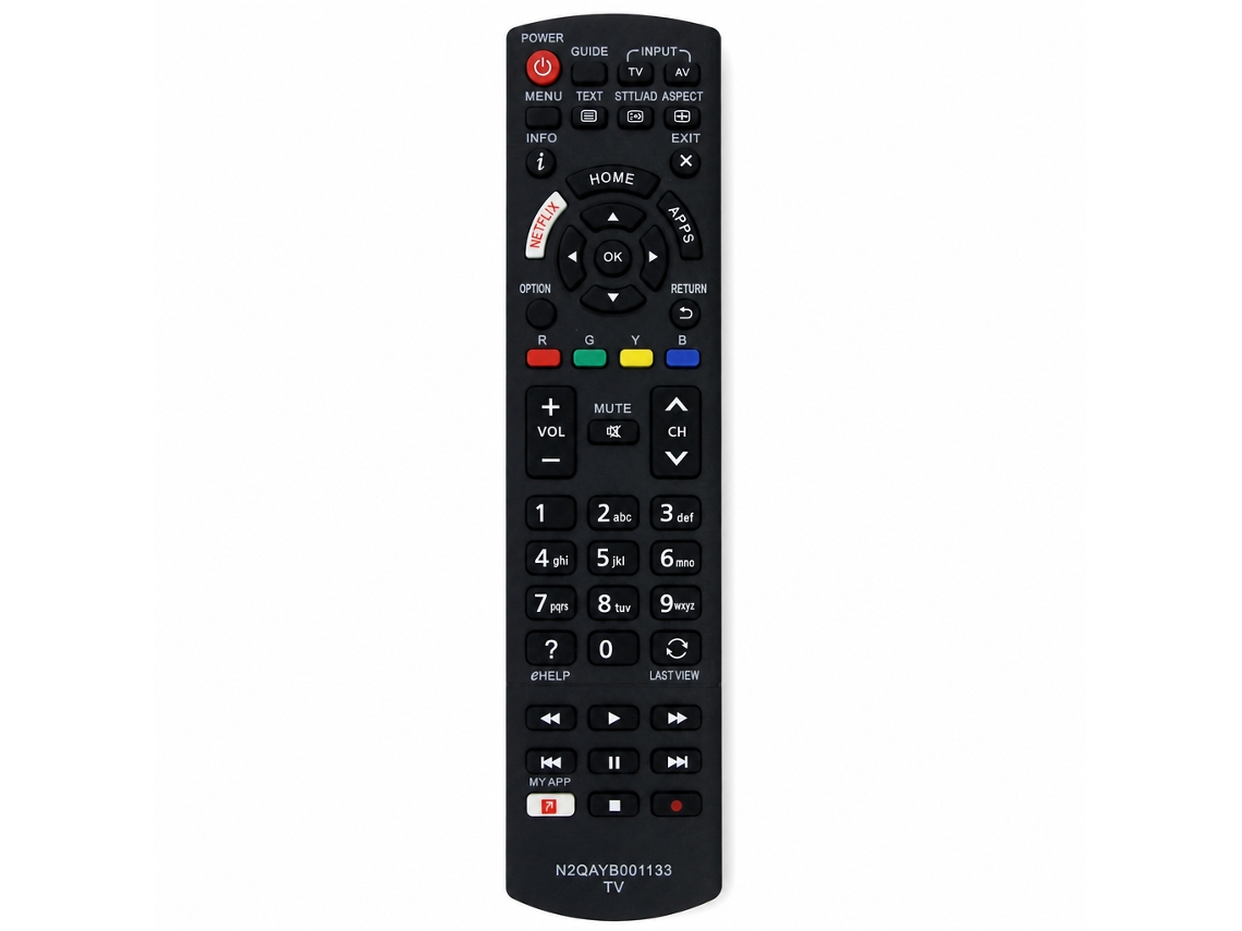 Comando À Distância De Substituição Para Tv Compatível Com Panasonic N2qayb001133_dae