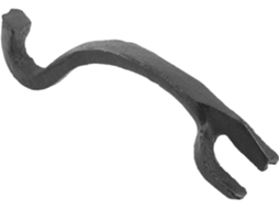 Pinça Para Churrasco Tofficu Em Ferro Fundido, 14x 4x 3, 8cm, Com Cabo Antiderrapante E Antiescaldante, Suporte Versátil