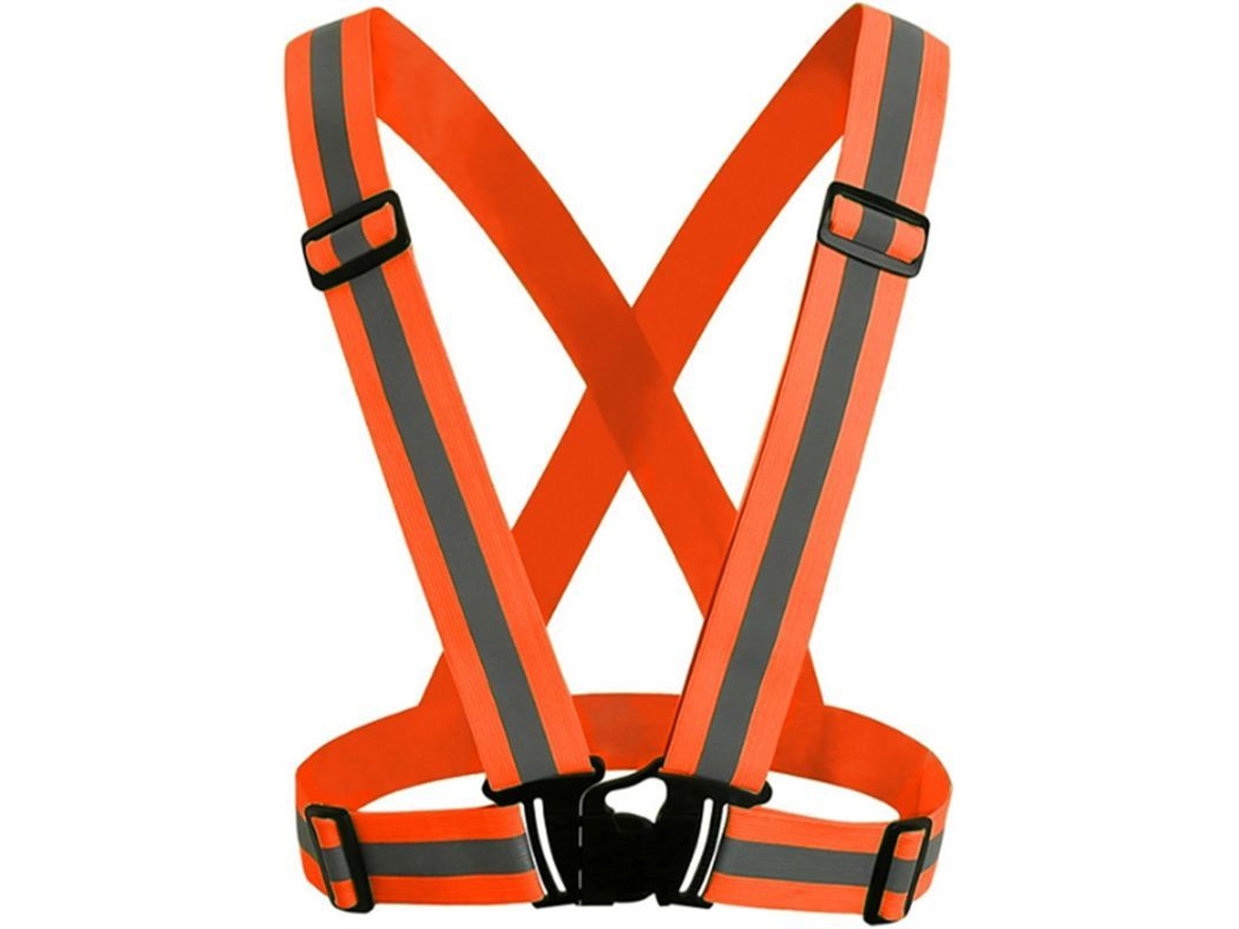 Chaleco Reflectivo Fluorescente Ajustable Alta Visibilidad Para Ciclismo Moto Mujer Hombre Adolescentes Unisex