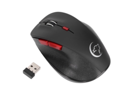 Aetheria mouse Sem Fio 2.4ghz 800 2400 Dpi 6 Botões Ergonômico para Escritório e Jogo Preto