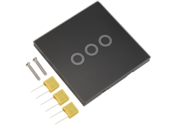 Laxiscreed Interruptor Inteligente De Painel De Vidro Temperado 86 Com Controle Remoto Sem Fio 433mhz