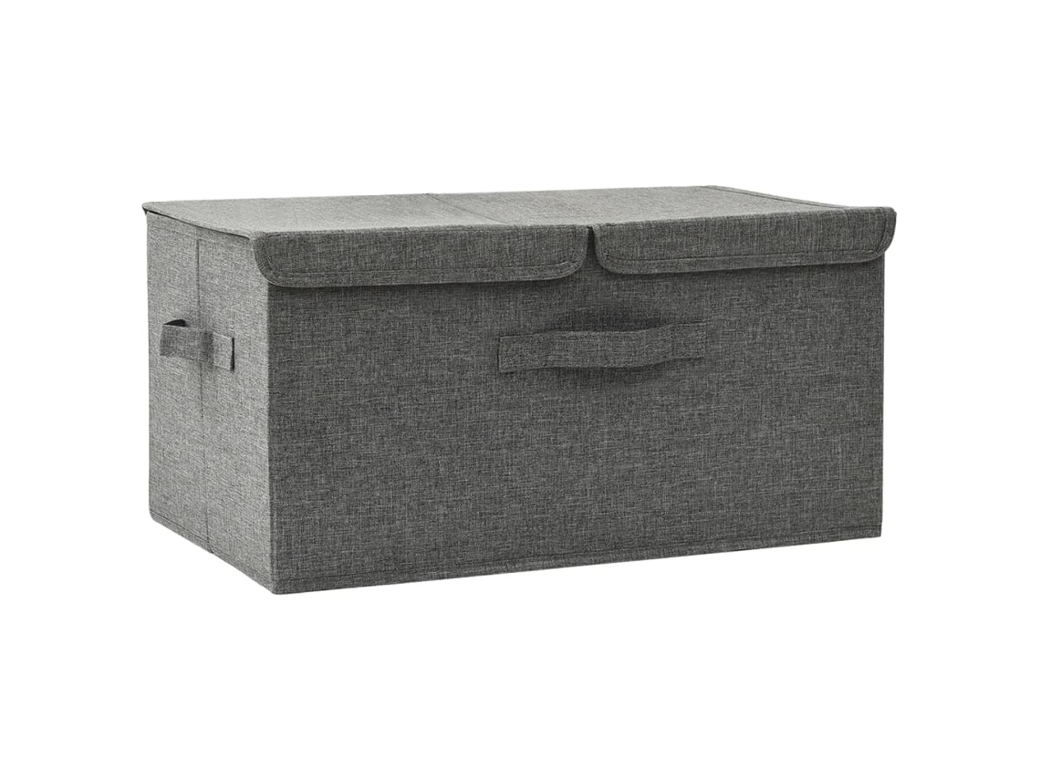 Storage Box, Storage Boxes Vidaxl Antracite Tecido (50 X 30 X 25 Cm)