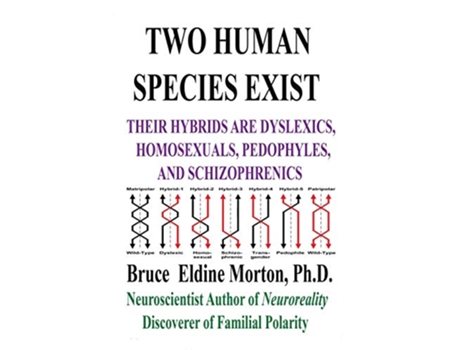 Livro Two Human Species Exist Their Hybrids Are Dylsexics Homosexuals Pedophiles and Schizophrenics de Bruce Eldine Morton (Inglês)