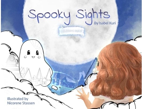 Livro Spooky Sights Color Me Story de Isabel Kuri (Inglês)