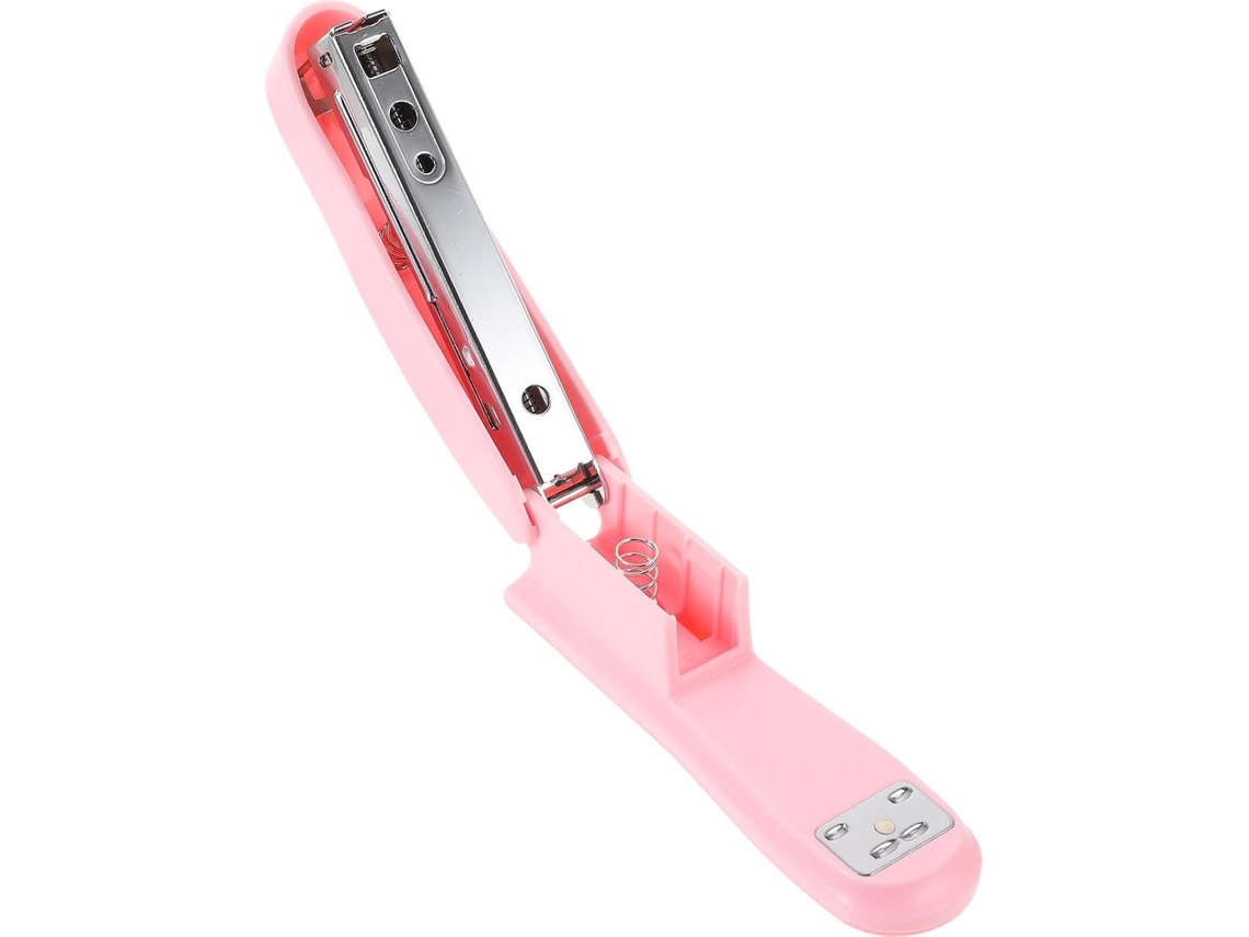 Lurelia, Grampeador Manual, Metal, Rosa, Para Escritório