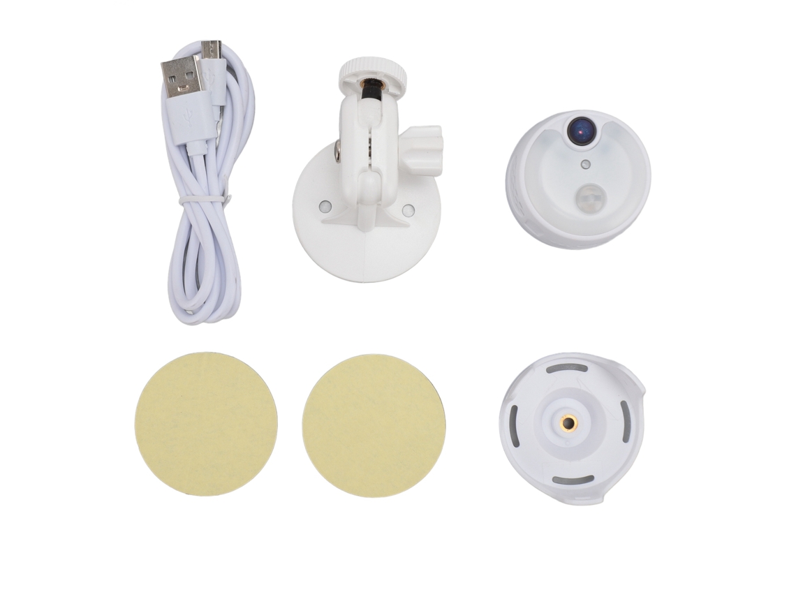 Câmera De Segurança Tiny 1080p Hd Wifi Mini Com Visão Noturna E Detecção De Movimento Para Casa