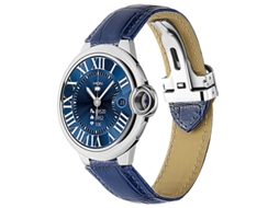 Smartwatch com chamadas Bluetooth, monitoramento de frequência cardíaca e design elegante Bestvite (azul)
