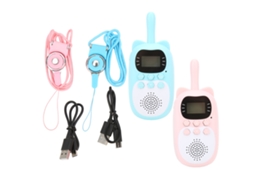 2026 walkie Talkie Infantil Sem Fio Multifuncional de Plástico com Design de Desenhos Animados para Crianças