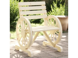 Vidaxl Cadeira De Jardim 58x58x78,5 Cm Madeira De Abeto Maciça