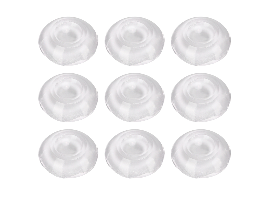 9 Protetores De Porta Transparentes, Superadesivos, Reutilizáveis, De Silicone, Para Maçanetas De Portas E Refrigeradores.