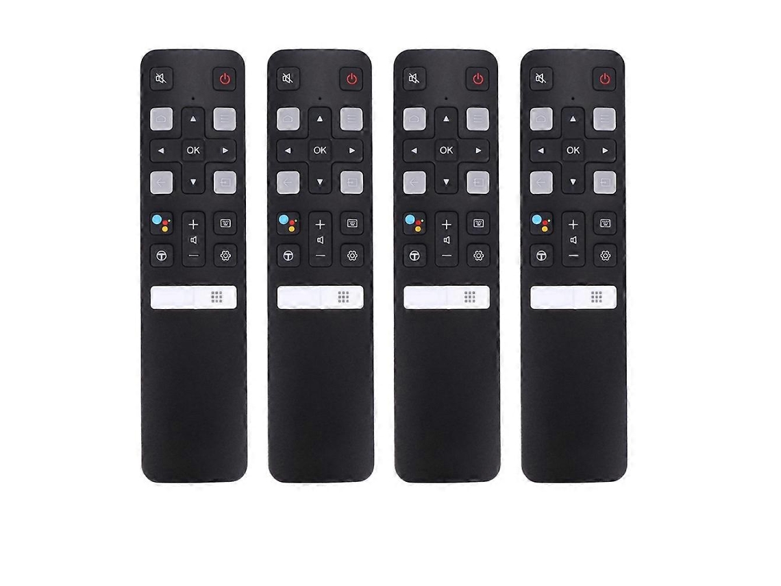 4 Controles Remotos Rc802v Fmr1 Jur6 65p8s 49s6800fs 49s6510fs Para Smart Tv Tcl