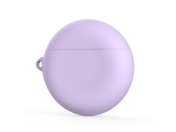 Conjunto 5 Capas Silicone Halinuia Roxo Modelo F3 (compatível Huawei Freebuds 3, Silicone Roxo Monocromático)