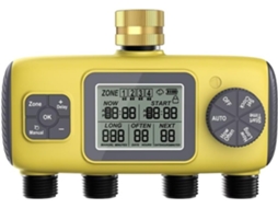 Controlador De Irrigação Automático 4 Vias Para Jardim Com