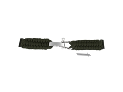Pulseira Nylon Tecido 24mm Para Suunto 7 9 D5i Verde Od