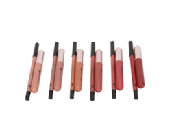 Conjunto De 12 Labiales Líquidos Mate, Gloss Y Lápiz Labial Impermeable Y Duradero