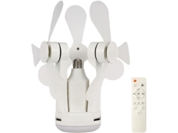 Ventiladores De Teto Com Luz, Controle Remoto E Intensidade Regulável