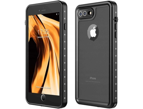 Capa Case Red Pepper Para Iphone 7 8 Plus Silicone Preta