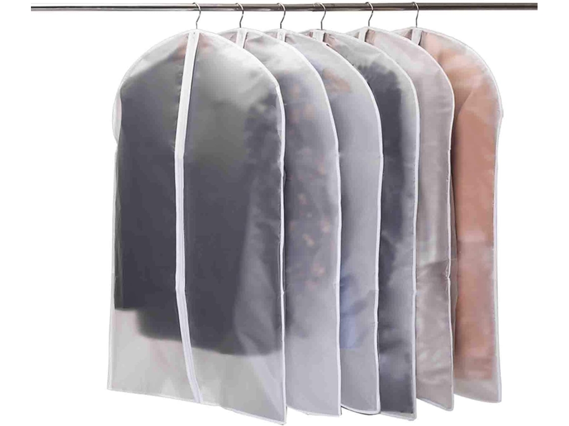 Capa Protetora Para Roupas, À Prova De Poeira, Traças E Umidade, Transparente.