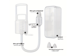 Aspirador Nasal Infantil Aprimorado 2026 - 1 Manual Portátil, Reutilizável e Fácil de Operar, Compacto, Recarregável, Uso Diário, Higiênico STELASPLEN