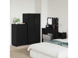 Vidaxl Gabinetes De Armazenamento 60 X 48 X 105 Cm Preto