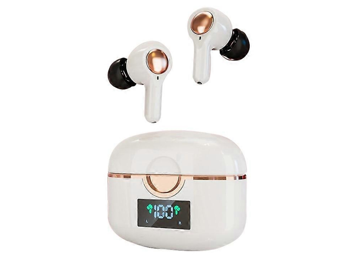 Fones De Ouvido Sem Fio T22 Tws Com Drivers Dinâmicos Duplos, Cancelamento De Ruído, Display Led, Bluetooth, Hifi Ly Ebike