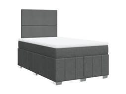 Box Spring Bed, Box Spring Beds Vidaxl Cinzeto Tecido (120 X 190 Cm)