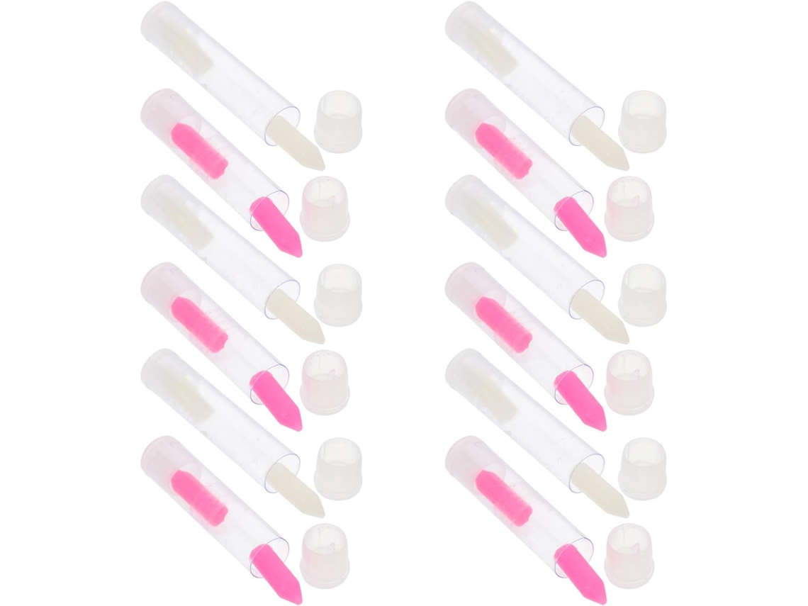 12 Pontas De Cera Substituíveis Para Manicure, Aplicador De Unhas Com Strass