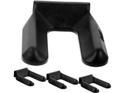 Conjunto De 4 Protetores Pés Móveis Em Plástico Preto, Com Design Reforçado, Resistentes Ao Desgaste E Leves, Ideais