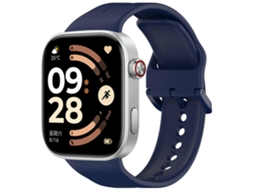 Pulseira De Silicone Com Fivela De Pino E Listras Verticais Em Cor Sólida Para Redmi Watch 6
