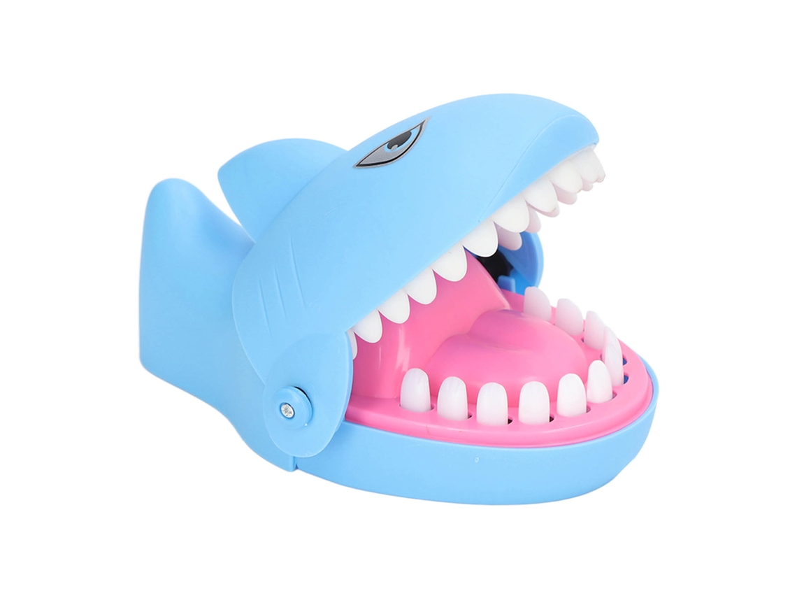 Ats brinquedo de Dentes de Dentista Tubarão Jogo de Mordiscar Interativo para Crianças e Amigos Azul Alívio do Estresse