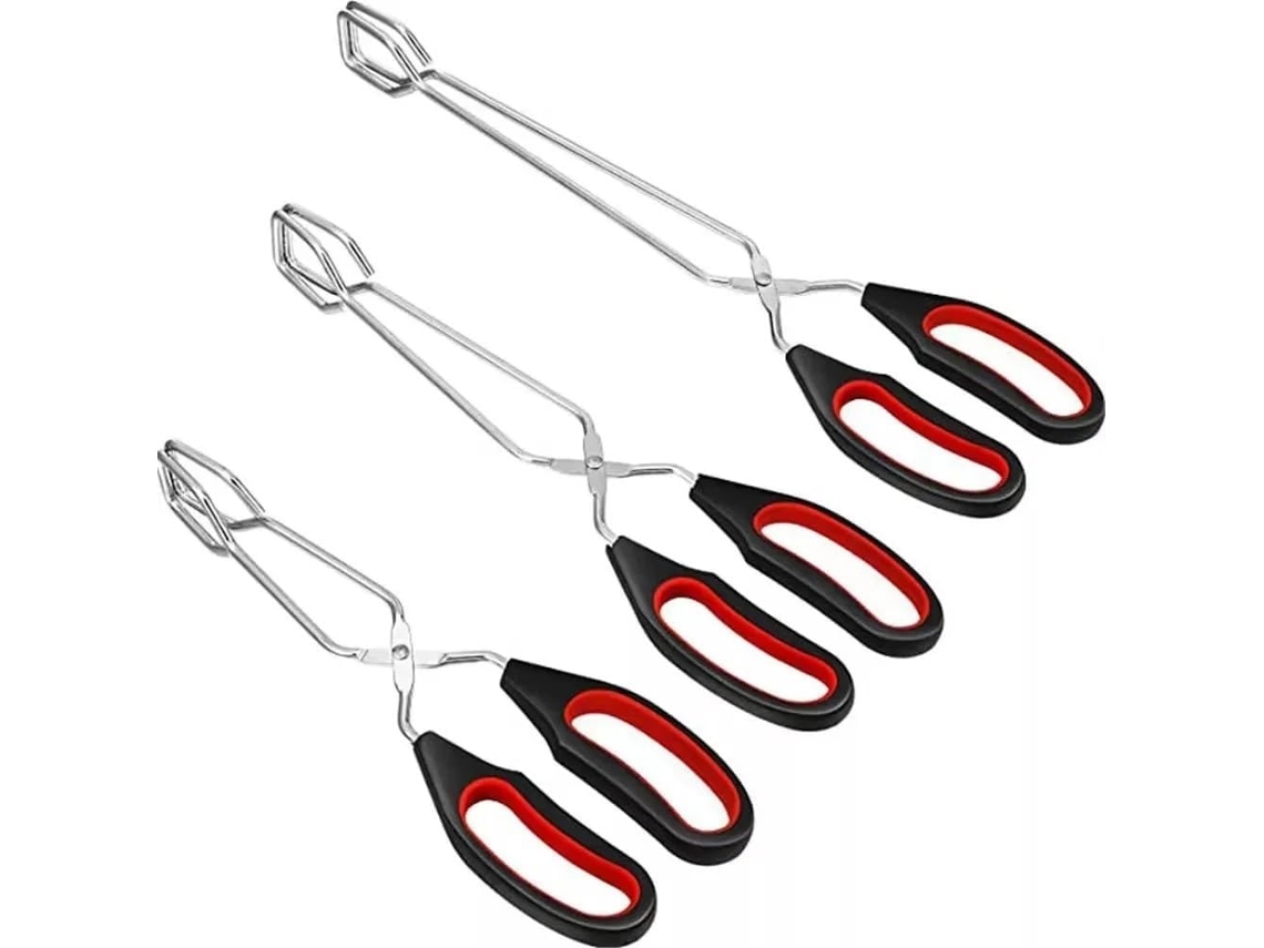 Conjunto De 3 Tesouras Para Churrasco, Pinças De Cabo Longo Para Churrasco, Para Pão, Assados E Acessórios De Churrasco