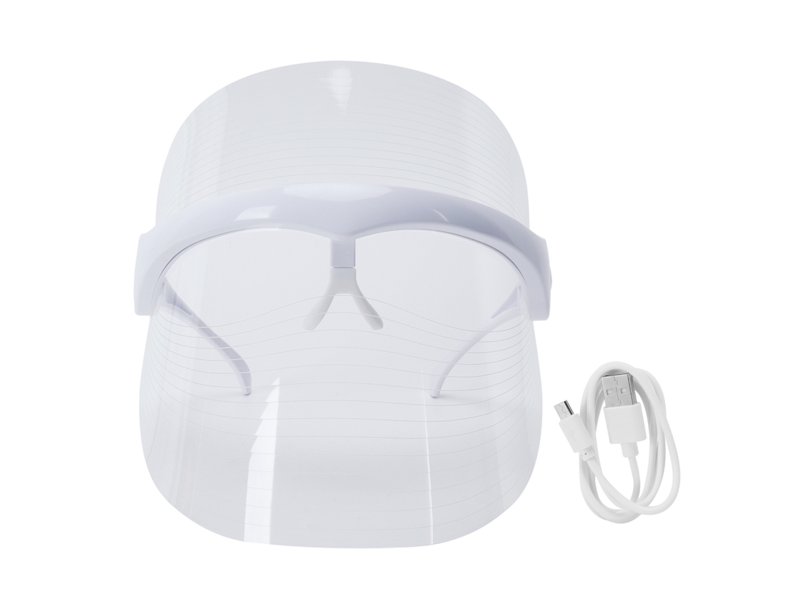 Máscara Facial Led de 7 cores para rejuvenescimento, anti-idade e tratamento facial | S/MARCA