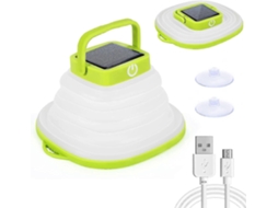 Lanterna Solar Led Para Acampamento, Dobrável, Com 3 Modos De Escurecimento. Olysi Shop