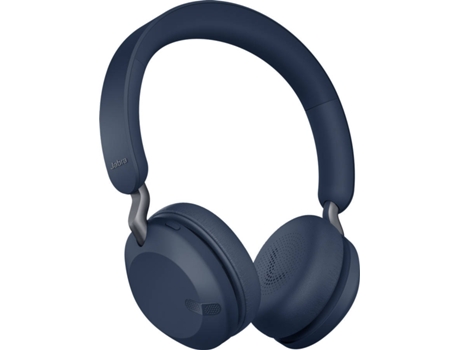 Auscultadores Bluetooth Multipoint JABRA Elite 45H (On Ear - Microfone - Azul)