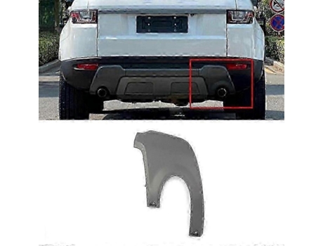 Alta Qualidade1pair Tubo De Escape Traseiro Gancho De Reboque Tampa Guarnição Para Range Rover Evoque 202012 2013 2014 2015 2016 2017 2018 Zsanfs