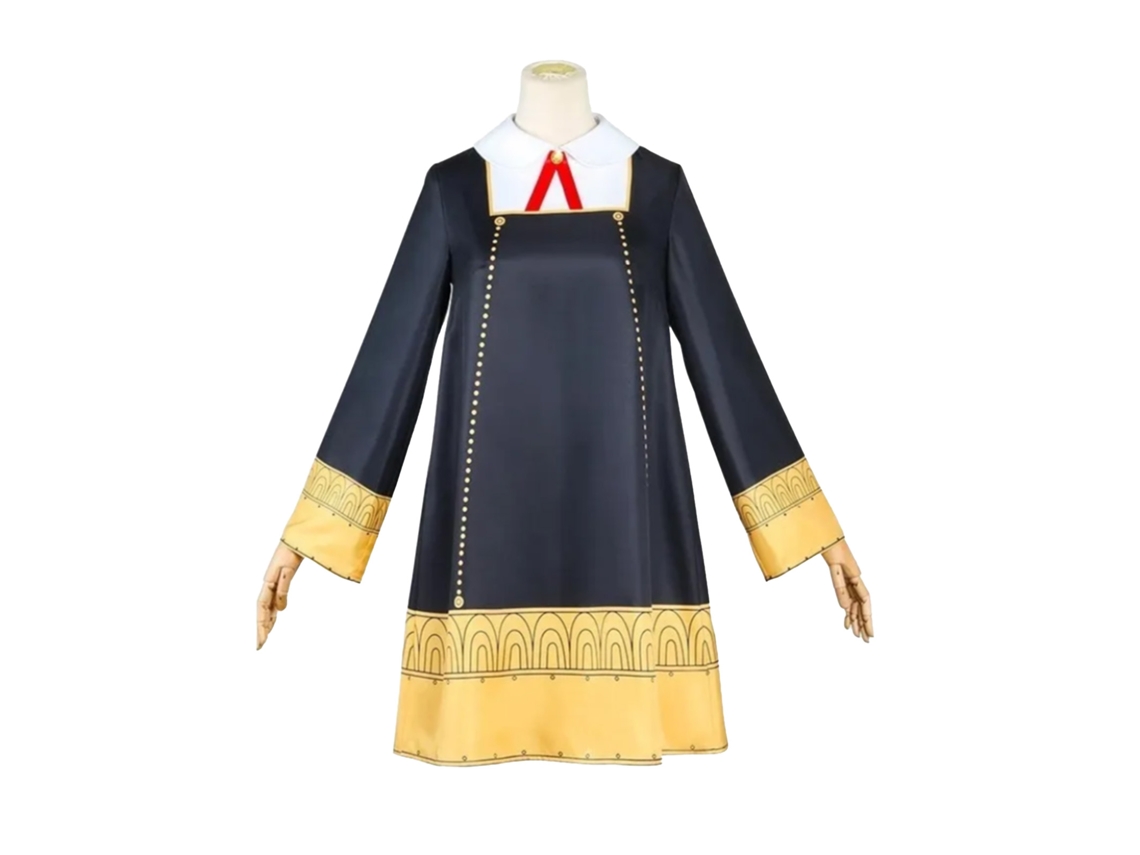 Mali vestido Escolar de Fantasia Infantil com Meias e Acessórios de Cabelo 130