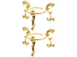Base De 2 Peças Para Pedras Minerais E Cristais, Prateleira Decorativa Em Ferro Dourado, Suporte Original E Exclusivo