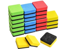 Lixeira Magnética - 24 Mini Sponjas - Portátil - Materiais Eva - Fácil De Transportar - Confortável Na Mão - Lixeira Autocolante
