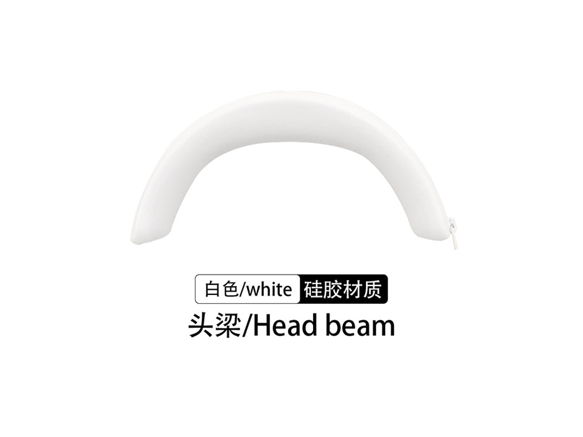Acessórios Para Fones De Ouvido Compatíveis Com As Capas De Silicone Brancas Para A Faixa De Cabeça Do Sony Inzone H7. Yunzii