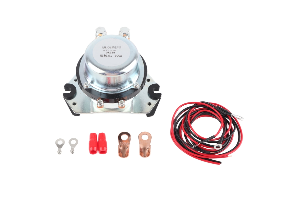 Hkj relé de Coche 300a Control Remoto 8w Bobina 24v Interruptor Principal Arranque Excavadora