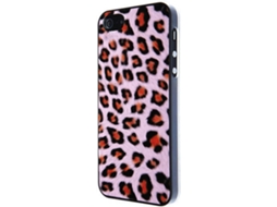 Capa iPhone 5, 5s, SE VCUBED3 Eco-Leather Leo Rosa