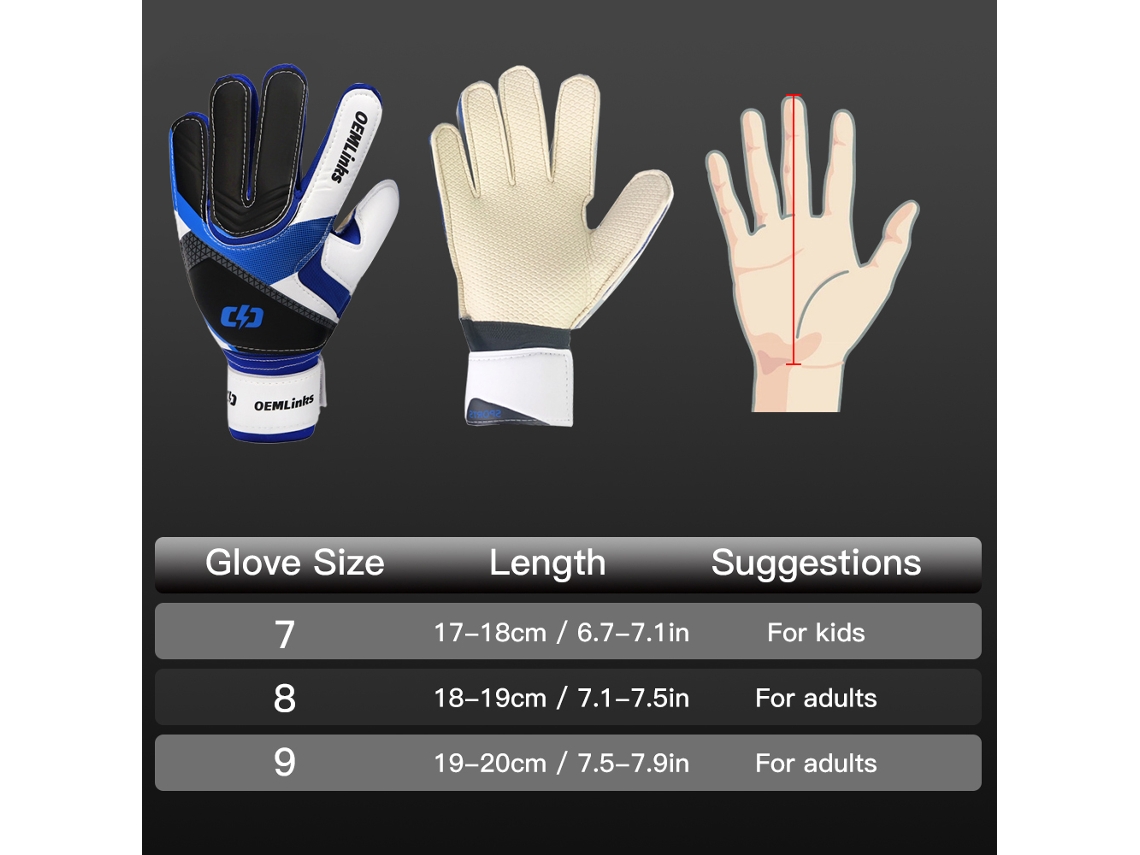 Luvas De Goleiro Latex (agarre Forte Infantil)