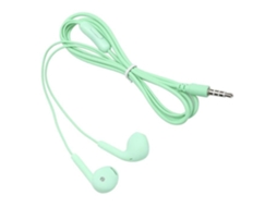 HURRISE Fones de Ouvido Controlados Por Fio U19 Fone de Ouvido com Fio Universal Hifi Music Headset 3 5 Mm Controle com Fio Reprodutor de Vídeo Verde