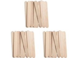 300 Unidades Palitos De Madeira Multiuso 9cm 3, 6 Polegadas, Para Artesanato, Sorvetes, Depilação E Abaixador De Língua