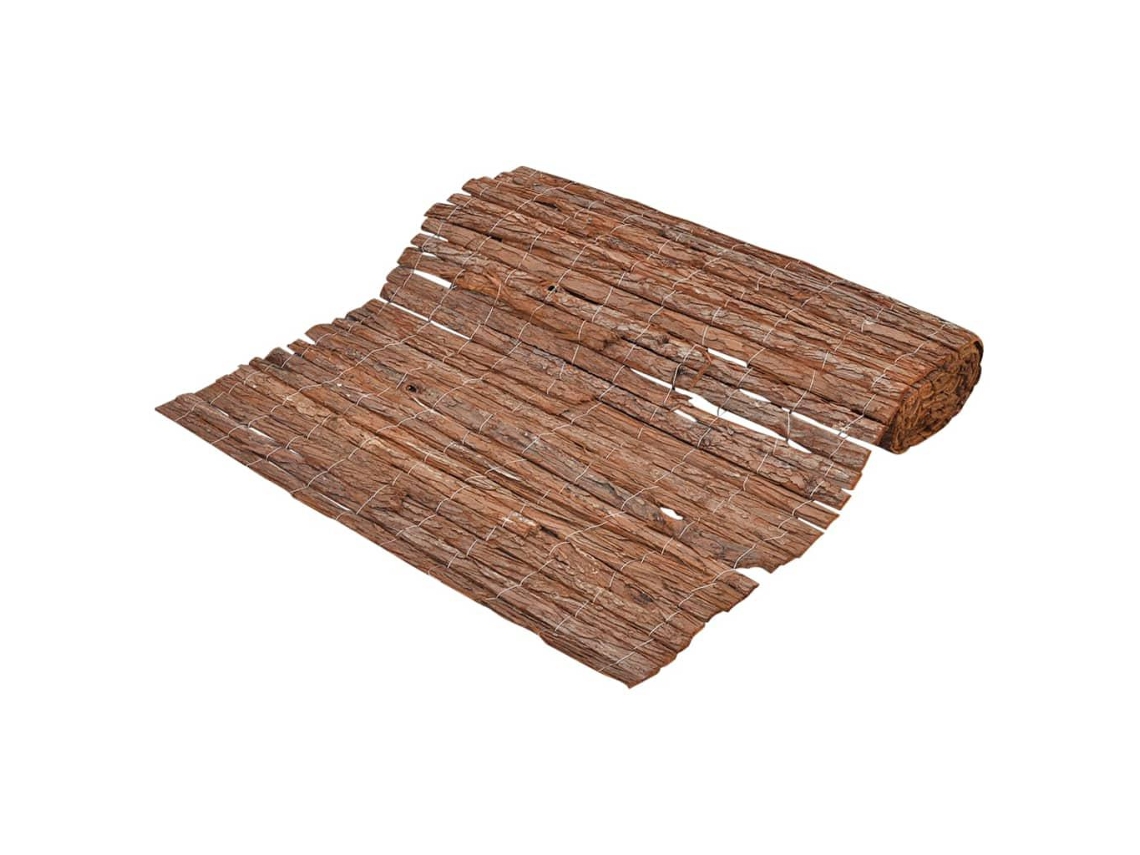 Vidaxl Cerca em Casca 100X600 Cm