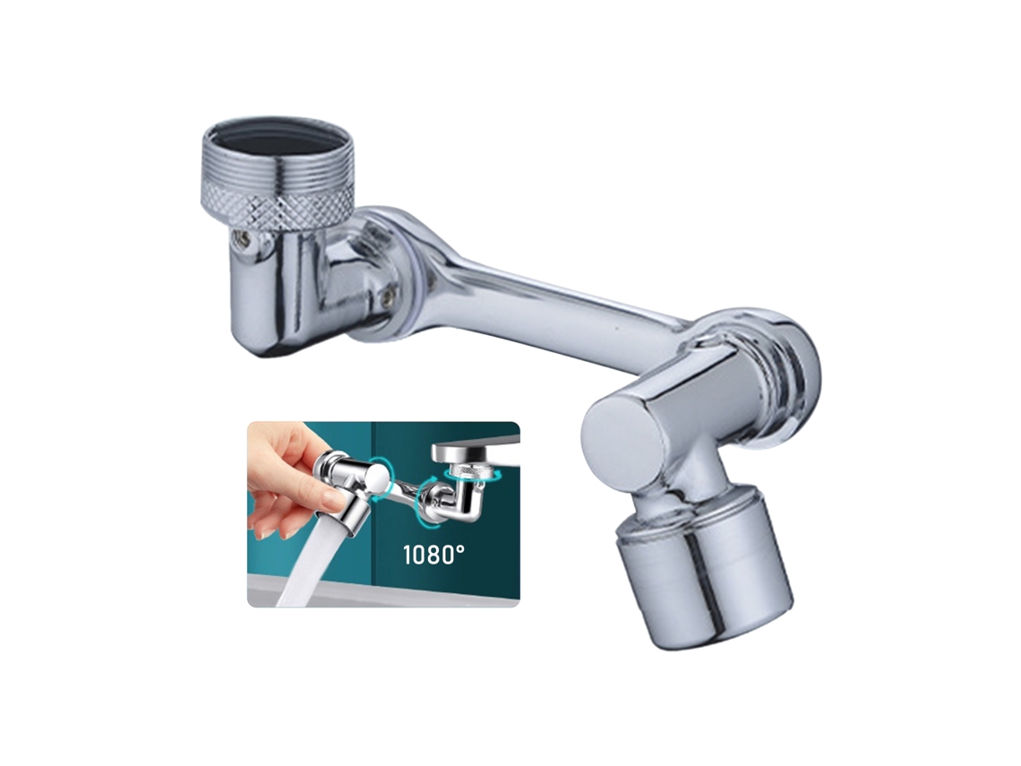 Extensor de Torneira Giratório 1080° com Aerador S/MARCA