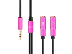 Divisor Áudio 3.5mm LAXISCREED 1 Macho 2 Fêmeas