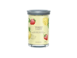 Vela Perfumada Yankee Candle Limonada De Frutas Vermelhas Gelada Cera De Soja 60 A 100 Horas De Queima